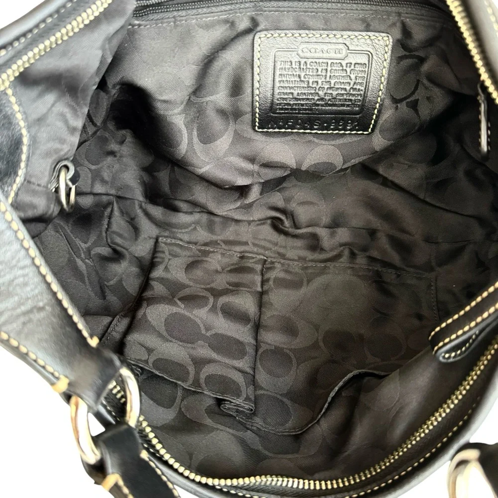 🆕 Coach Vintage Soho Leather Shoulder Bag Black